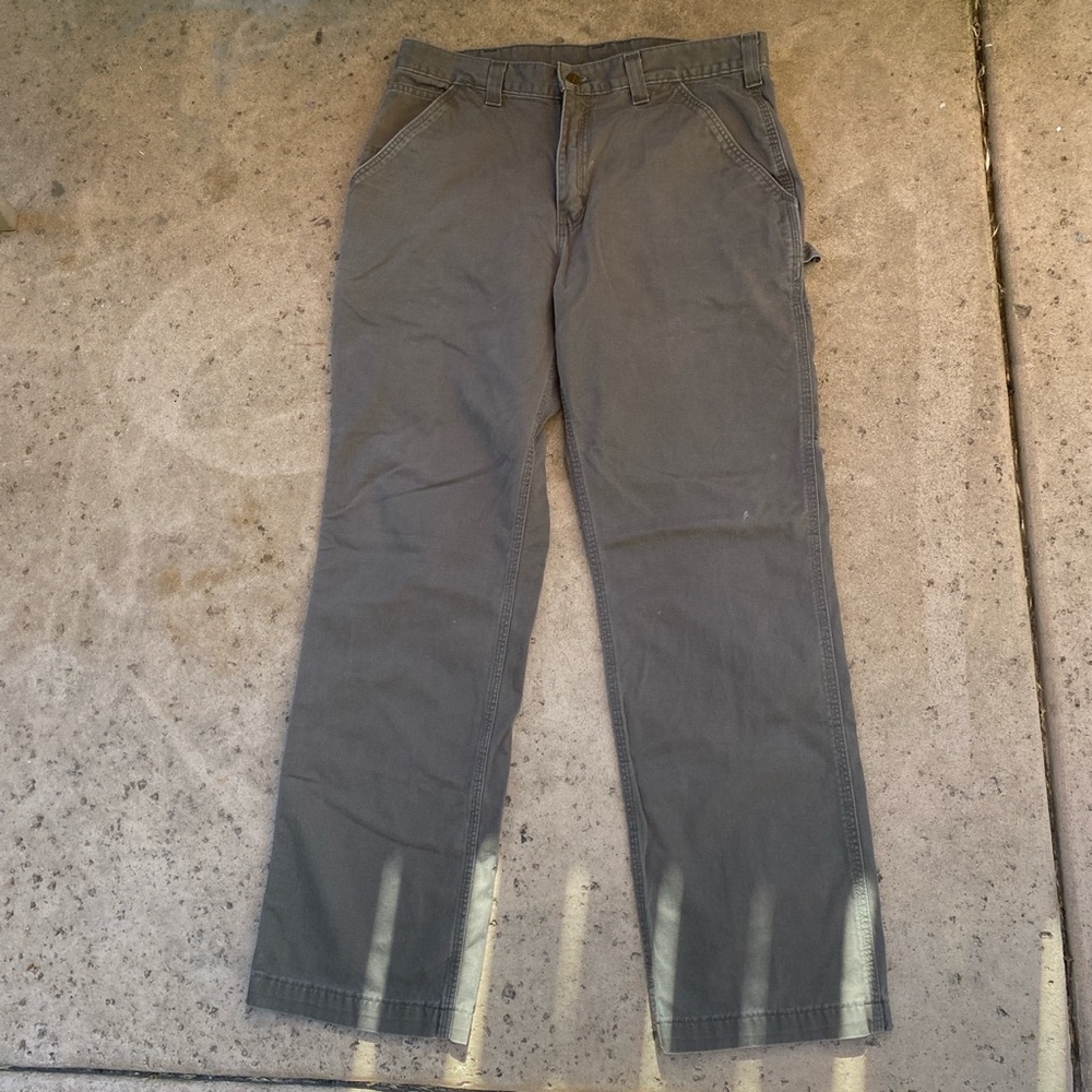 CARHARTT  Washed Twill Relaxed Fit Carpenter Pants Mens size 34 X 32
